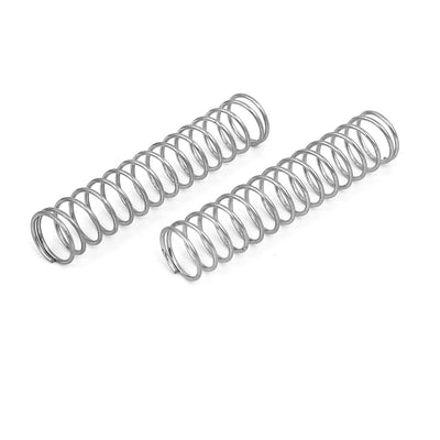 Harfington 0,8 mm x 10 mm x 50 mm 304 Edelstahl-Druckfedern 20 Stück