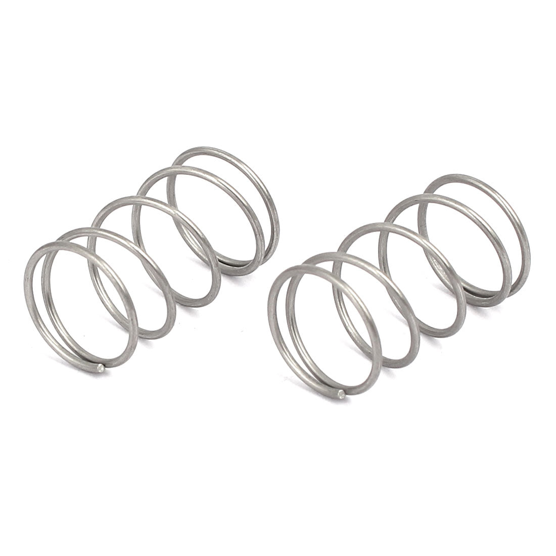 Harfington 0.8mmx12mmx20mm 304 Stainless Steel Compression Springs Silver Tone 20pcs