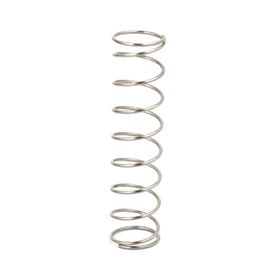 Harfington 0.8mmx12mmx50mm 304 Stainless Steel Compression Springs Silver Tone 20pcs