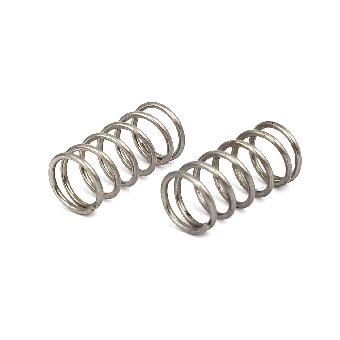 Harfington 1mmx10mmx20mm 304 Stainless Steel Compression Springs Silver Tone 20pcs