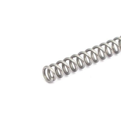 Harfington 0.5mmx3mmx305mm 304 Stainless Steel Compression Spring Silver Tone