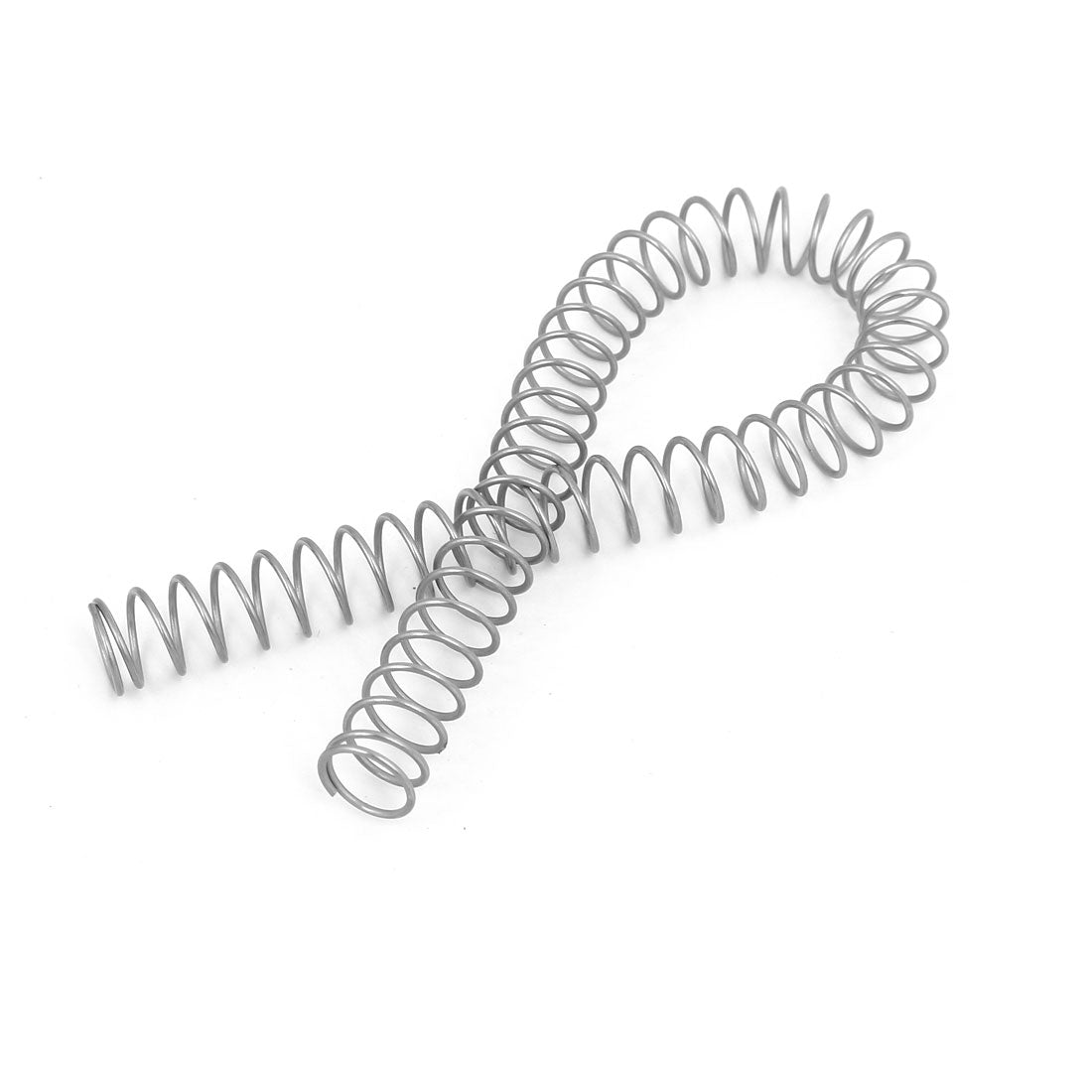 Harfington 1.2mmx14mmx305mm 304 Stainless Steel Compression Springs Silver Tone