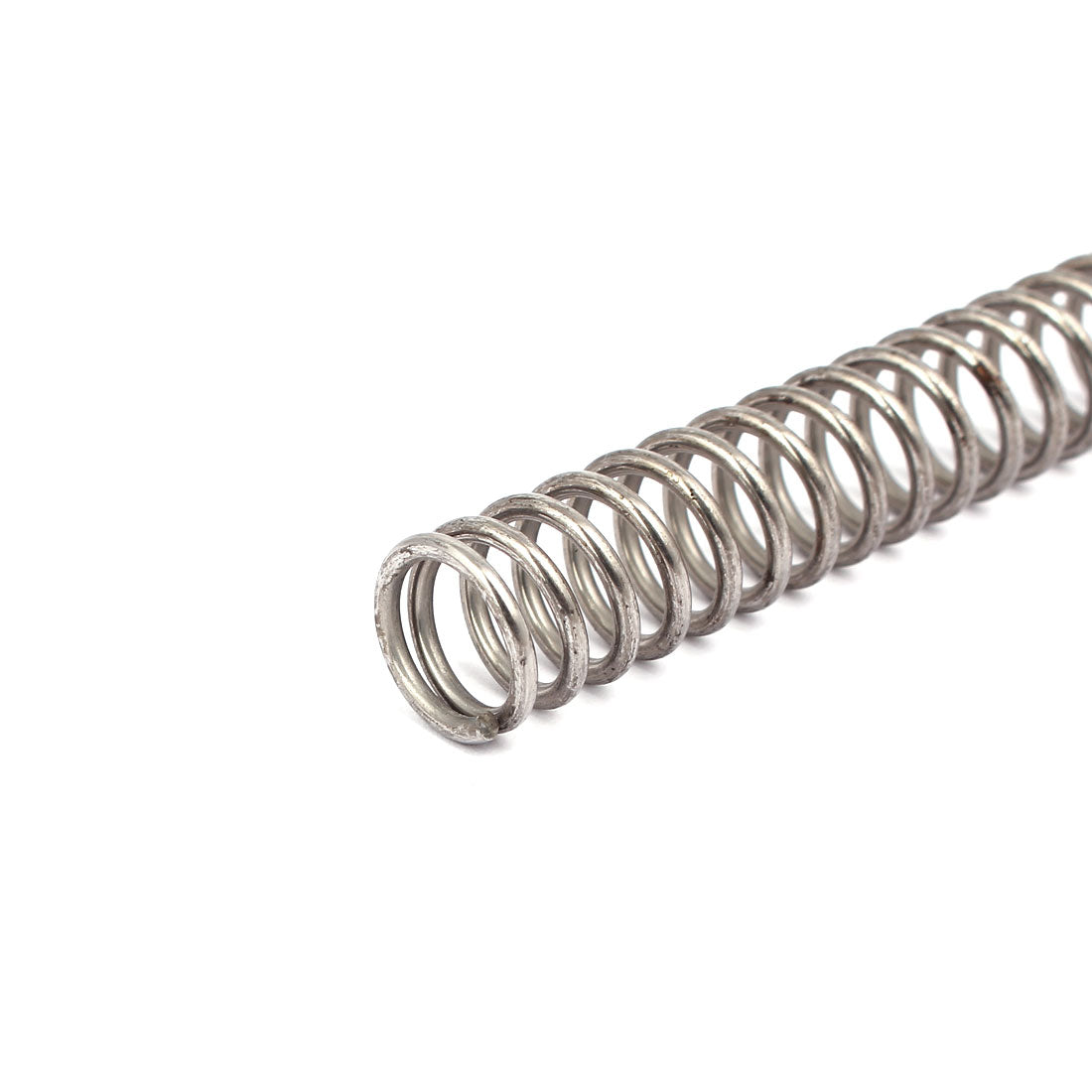 Harfington 1.5mmx12mmx305mm 304 Stainless Steel Compression Spring Silver Tone