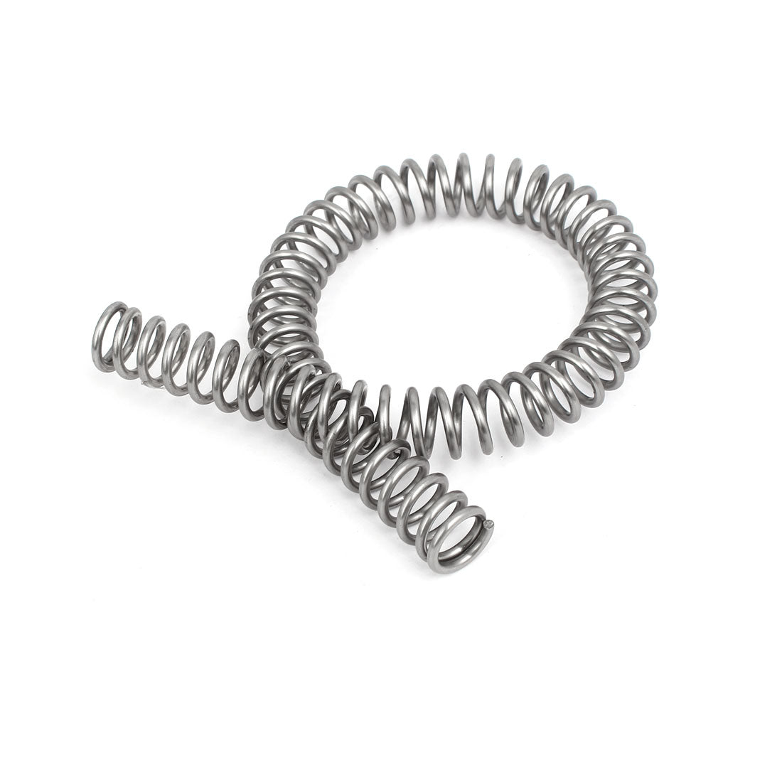 Harfington 2mmx14mmx305mm 304 Stainless Steel Compression Spring Silver Tone