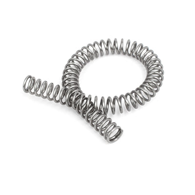 Harfington 2mmx14mmx305mm 304 Stainless Steel Compression Spring Silver Tone