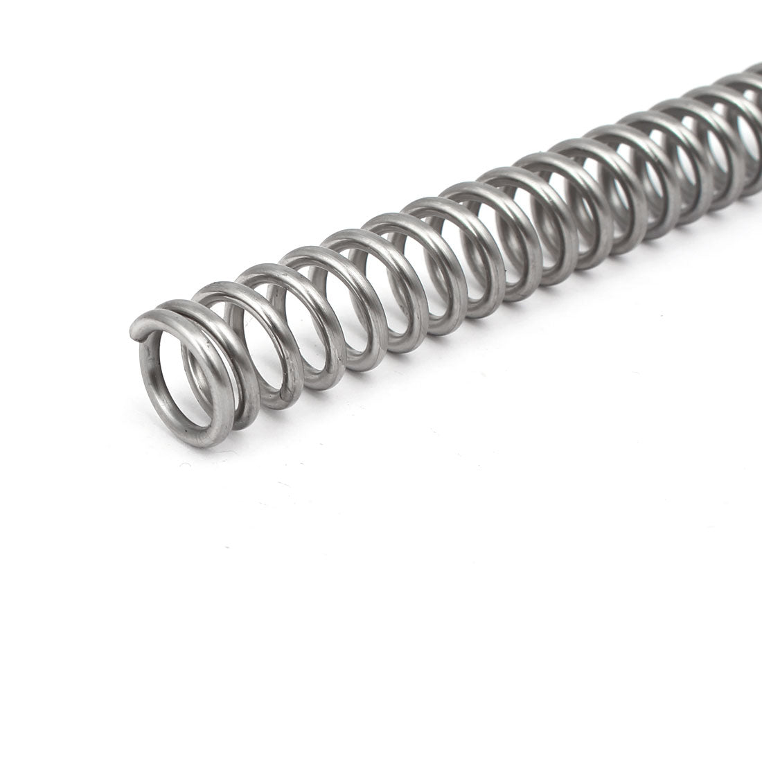 Harfington 2mmx14mmx305mm 304 Stainless Steel Compression Spring Silver Tone