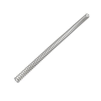 Harfington 2mmx14mmx305mm 304 Stainless Steel Compression Spring Silver Tone
