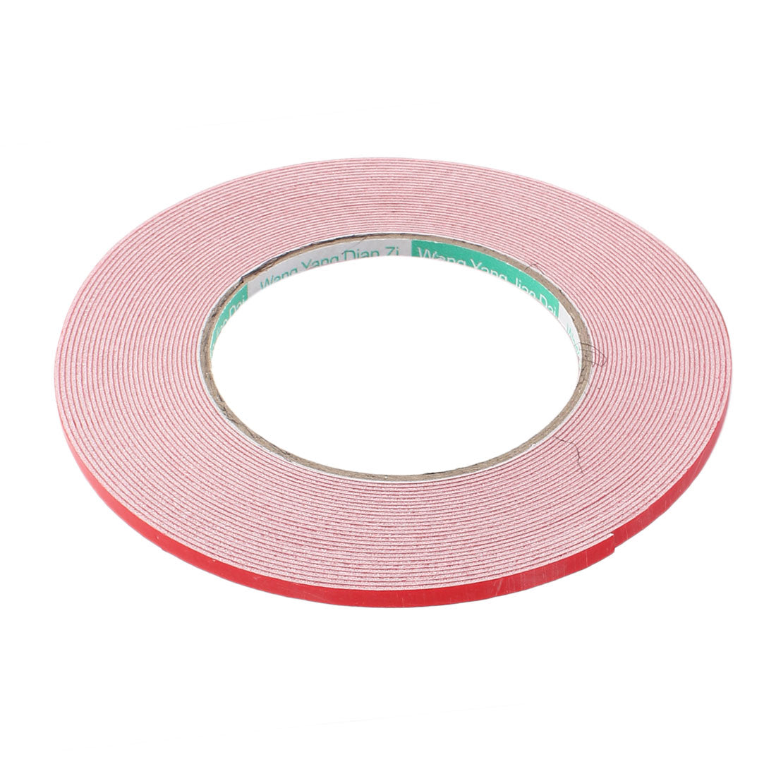 uxcell Uxcell 10M 5mm x 1mm Dual-side Adhesive Shockproof Sponge Foam Tape Red White