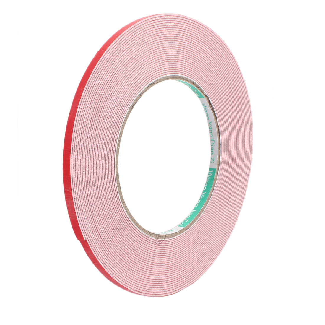uxcell Uxcell 10M 5mm x 1mm Dual-side Adhesive Shockproof Sponge Foam Tape Red White