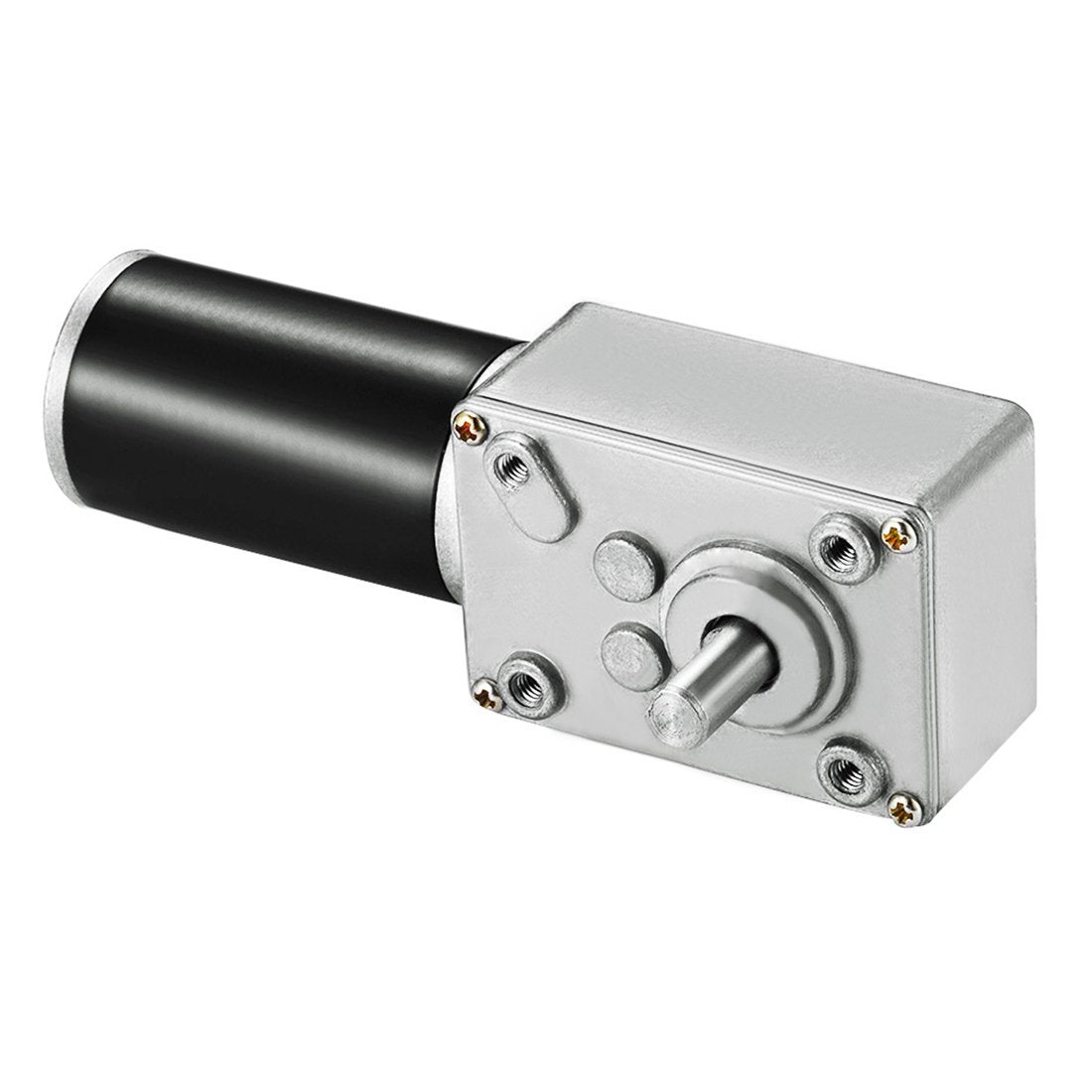 uxcell Uxcell DC 12V 30RPM High Torque Electric Power Speed Reduce Turbine Worm Gear Box Motor