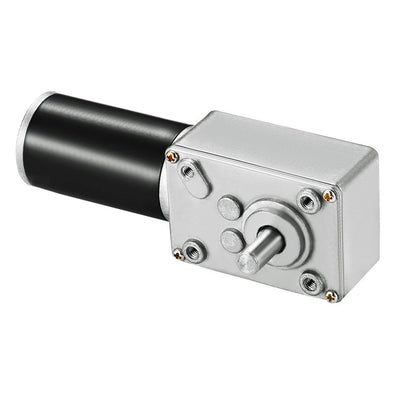 Harfington Uxcell DC 12V 30RPM High Torque Electric Power Speed Reduce Turbine Worm Gear Box Motor