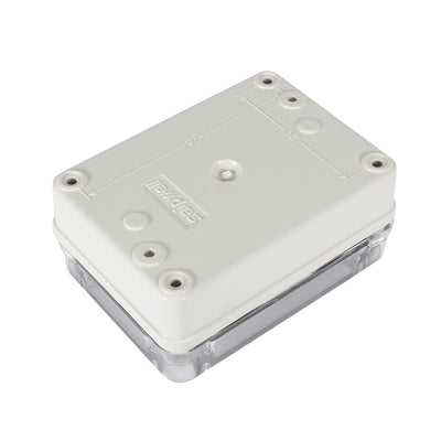 Harfington 3.2"x4.3"x1.8"(80mmx110mmx45mm) ABS Junction Box Universal Project Enclosure w PC Transparent Cover