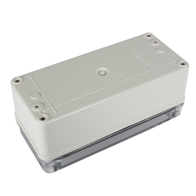 Harfington 3.2"x7.1"x2.8"(80mmx180mmx70mm) ABS Junction Box Universal Project Enclosure w PC Transparent Cover