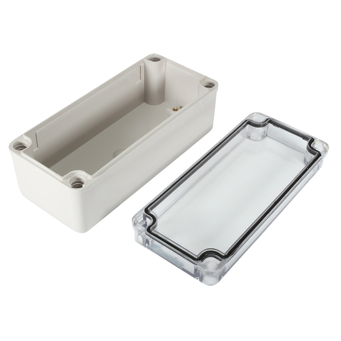 Harfington 3.2"x7.1"x2.8"(80mmx180mmx70mm) ABS Junction Box Universal Project Enclosure w PC Transparent Cover