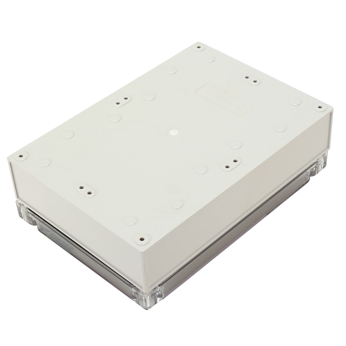 Harfington 6.9"x9.8"x2.9"(175mmx250mmx75mm) ABS Junction Box Universal Project Enclosure w PC Transparent Cover