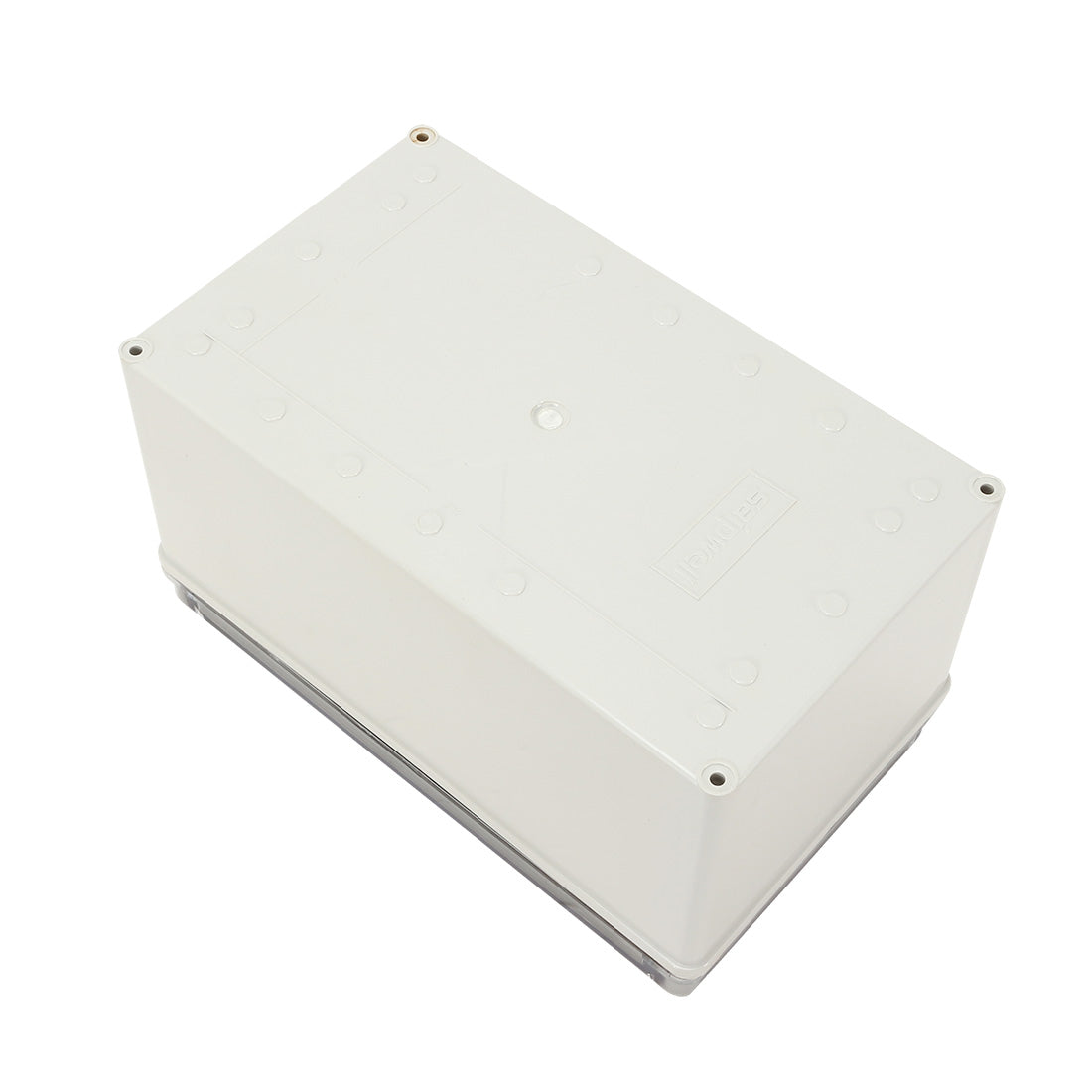 Harfington 9.8"x5.9"x5.1"(250mmx150mmx130mm) ABS Junction Box Universal Project Enclosure w PC Transparent Cover
