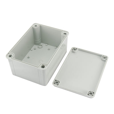 Harfington 7.1"x5.11"x3.54"(180mmx130mmx90mm) ABS Dustproof IP65 Junction Box Universal Electric Project Enclosure