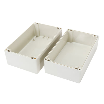 Harfington 7.9"x4.7"x4.45"(200mmx120mmx113mm) ABS Junction Box Universal Electric Project Enclosure
