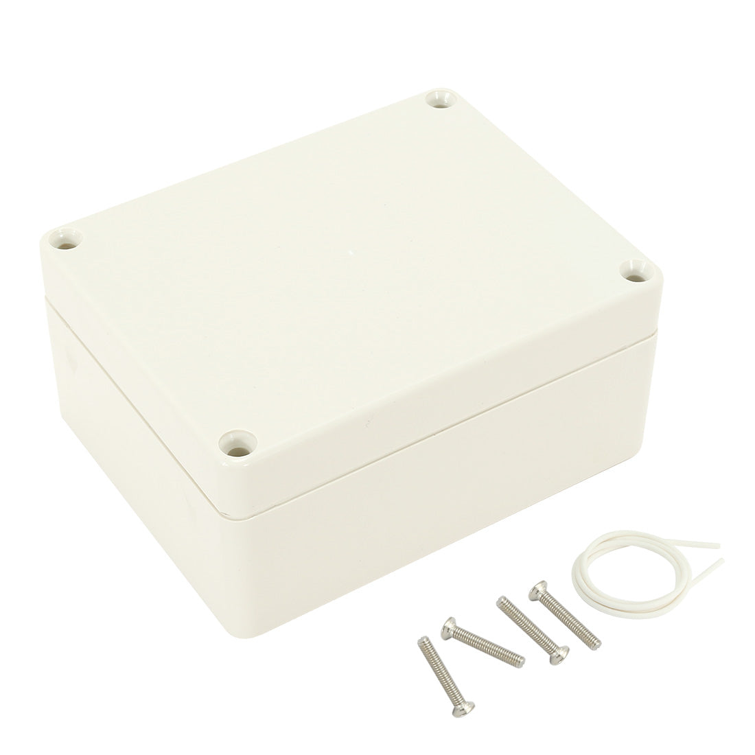 Harfington 4.52"x3.54"x2.16"(115mmx90mmx55mm) ABS Junction Box Universal Electric Project Enclosure