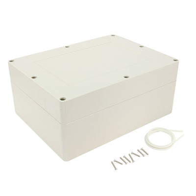 Harfington 12.6"x9.5"x5.5"(320mmx240mmx140mm) ABS Junction Box Universal Electric Project Enclosure