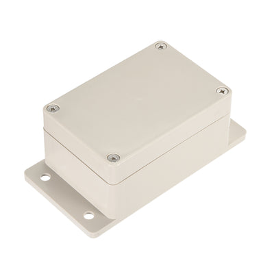 Harfington 3.9"x2.67"x2"(100mmx68mmx50mm) ABS Junction Box Universal Electric Project Enclosure w  Mounting Fixed Hole