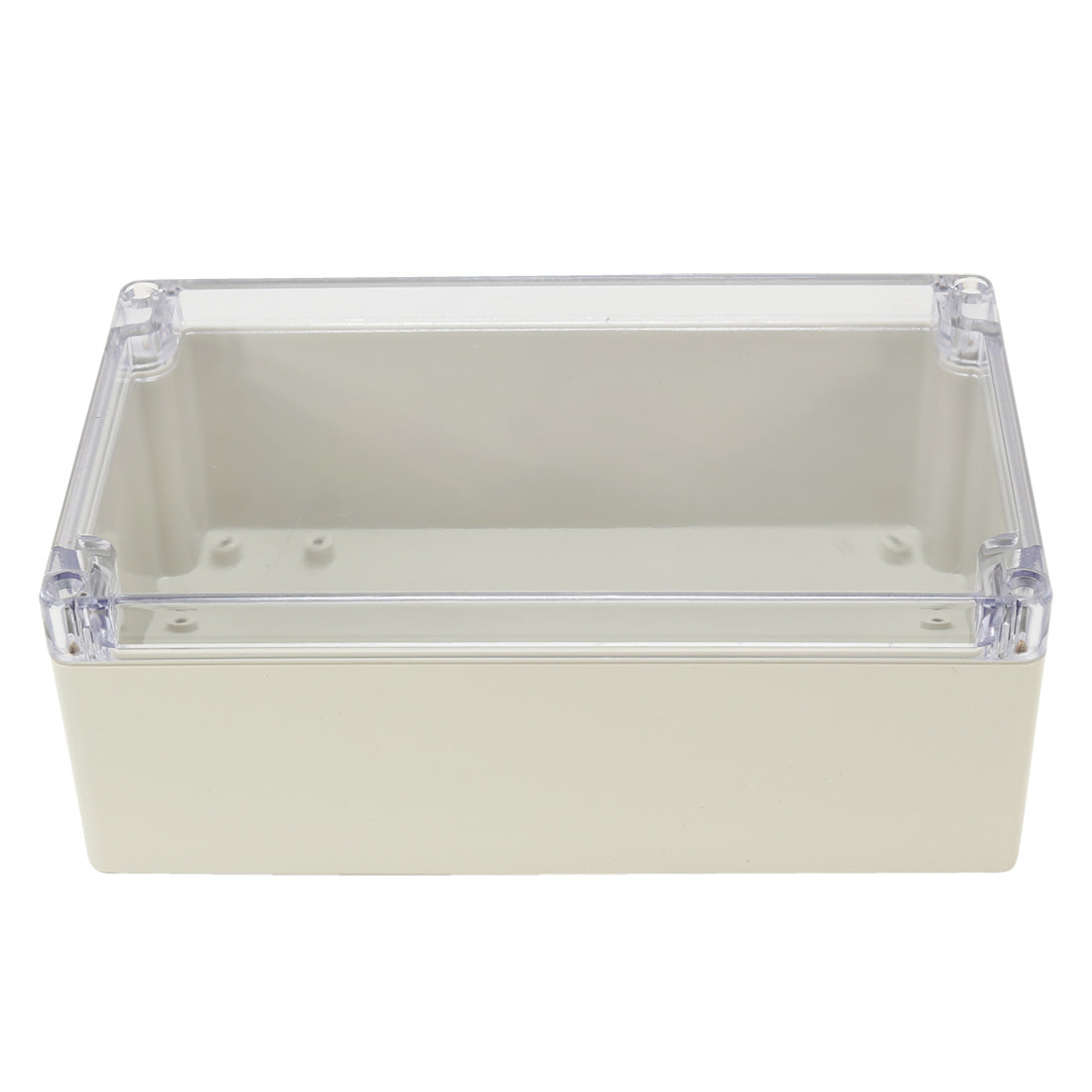 Harfington 7.9"x4.7"x2.9"(200mmx120mmx75mm) ABS Junction Box Universal Project Enclosure w PC Transparent Cover