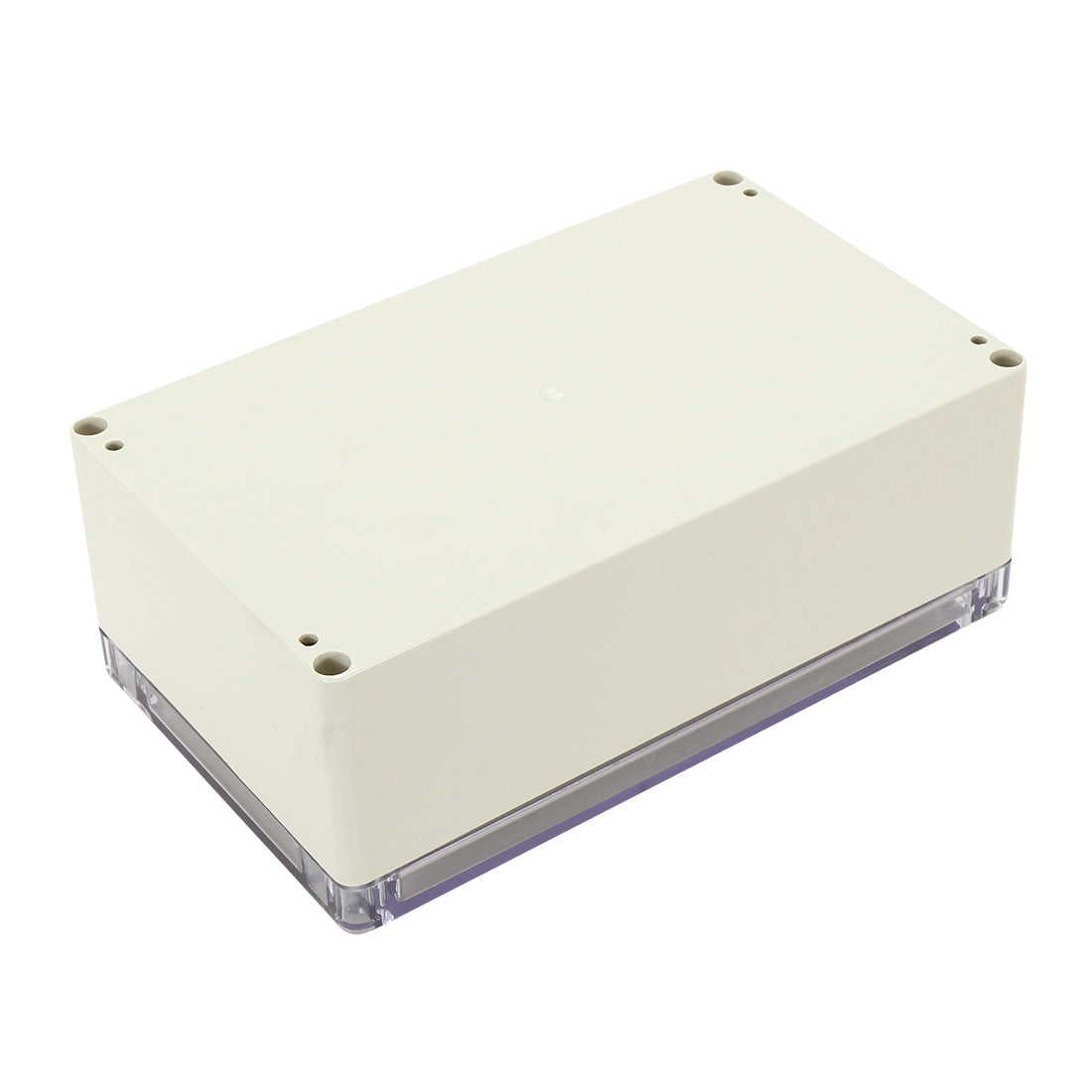 Harfington 7.9"x4.7"x2.9"(200mmx120mmx75mm) ABS Junction Box Universal Project Enclosure w PC Transparent Cover