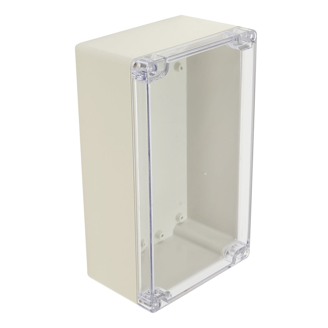 Harfington 7.9"x4.7"x2.9"(200mmx120mmx75mm) ABS Junction Box Universal Project Enclosure w PC Transparent Cover
