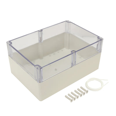 uxcell 10.3"x7.1"x4.9" (263mmx182mmx125mm) ABS Junction Box Universal Electric Project Enclosure Clear