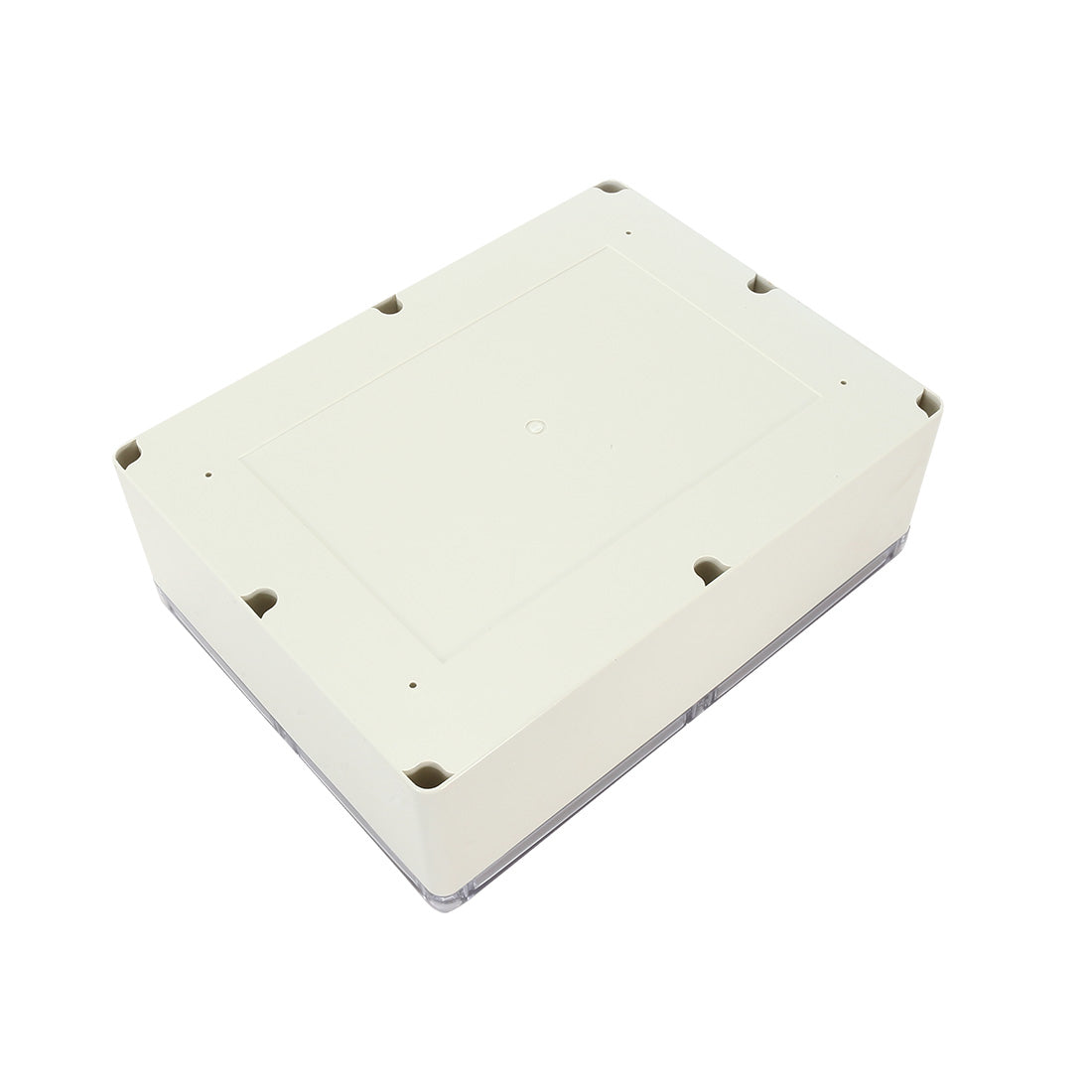 Harfington 12.6"x9.5"x4.3"(320mmx240mmx110mm) ABS Junction Box Universal Project Enclosure w PC Transparent Cover