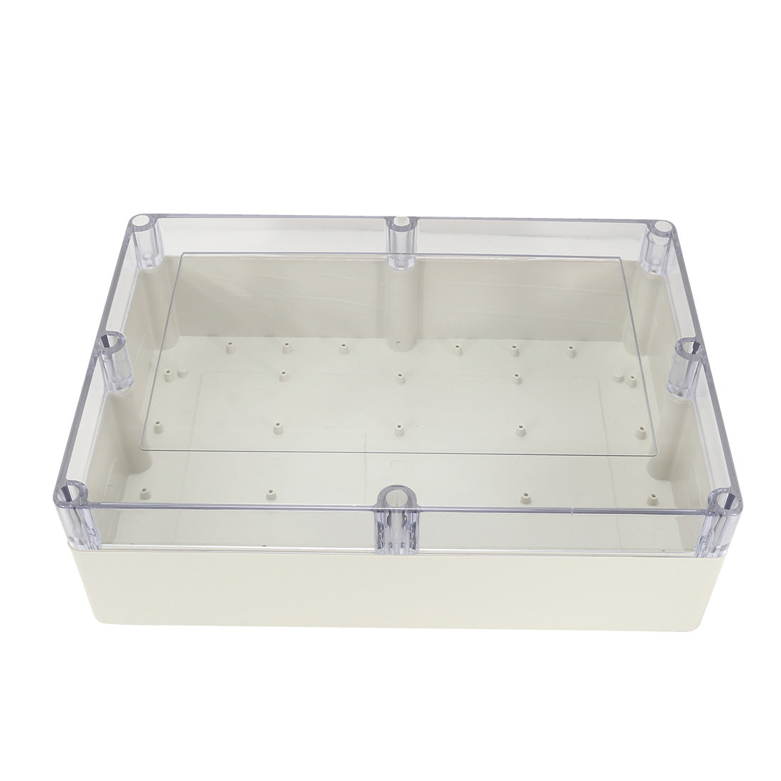 Harfington 15"x10.2"x4.7"(380mmx260mmx120mm) ABS Junction Box Universal Project Enclosure w PC Transparent Cover