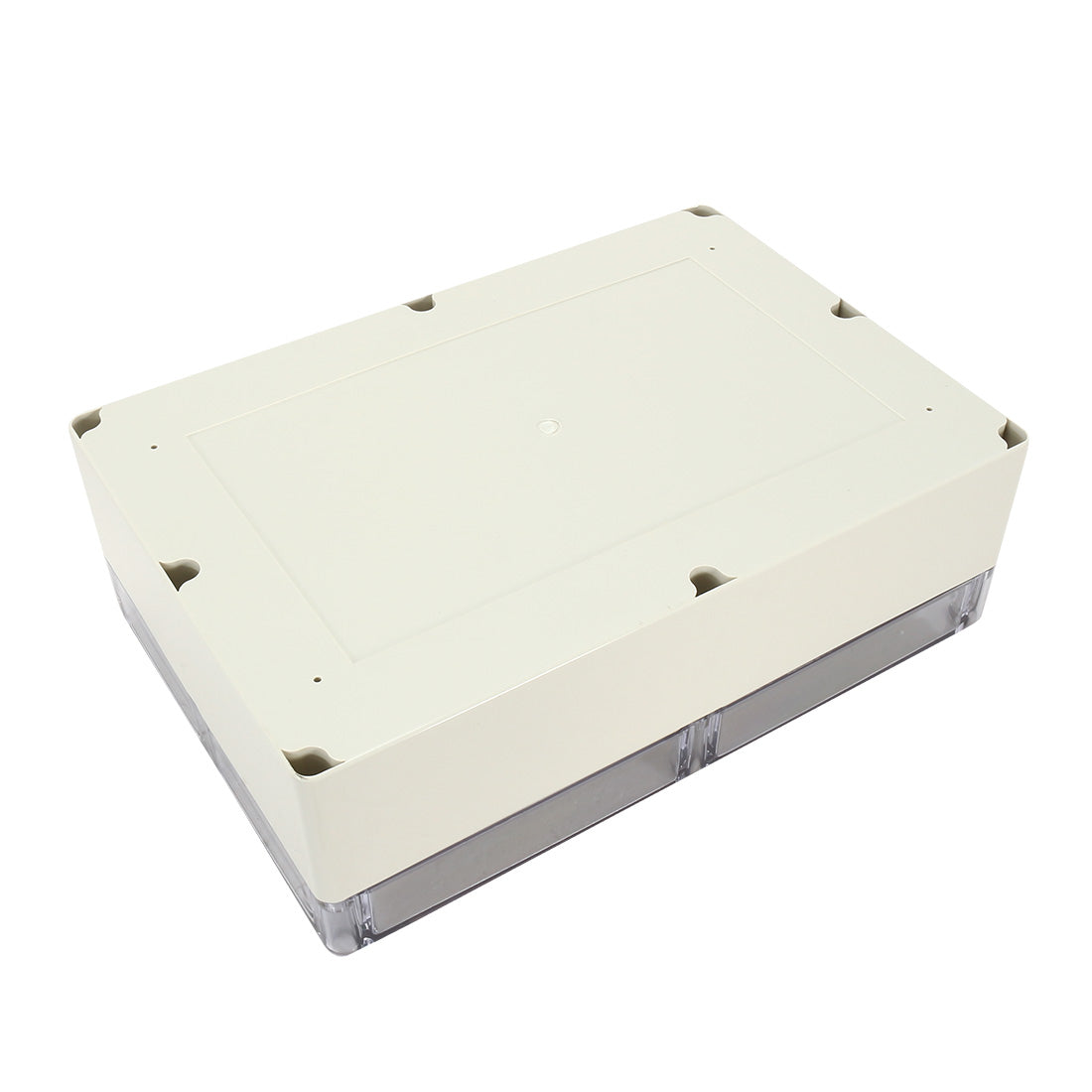 Harfington 15"x10.2"x4.7"(380mmx260mmx120mm) ABS Junction Box Universal Project Enclosure w PC Transparent Cover