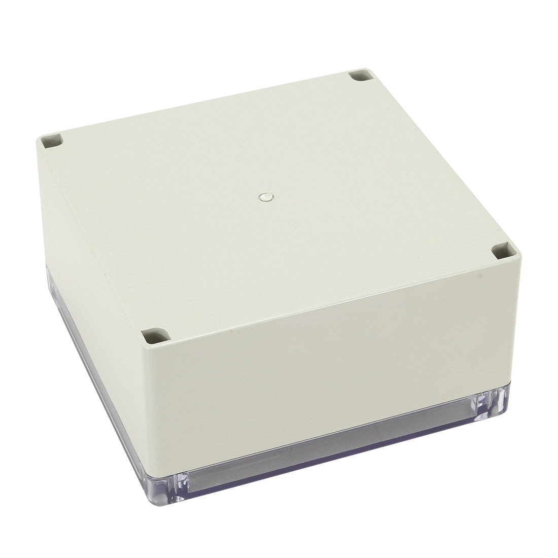 Harfington 7.56"x7.1"x3.93"(192mmx188mmx100mm) ABS Junction Box Electric Project Enclosure Clear