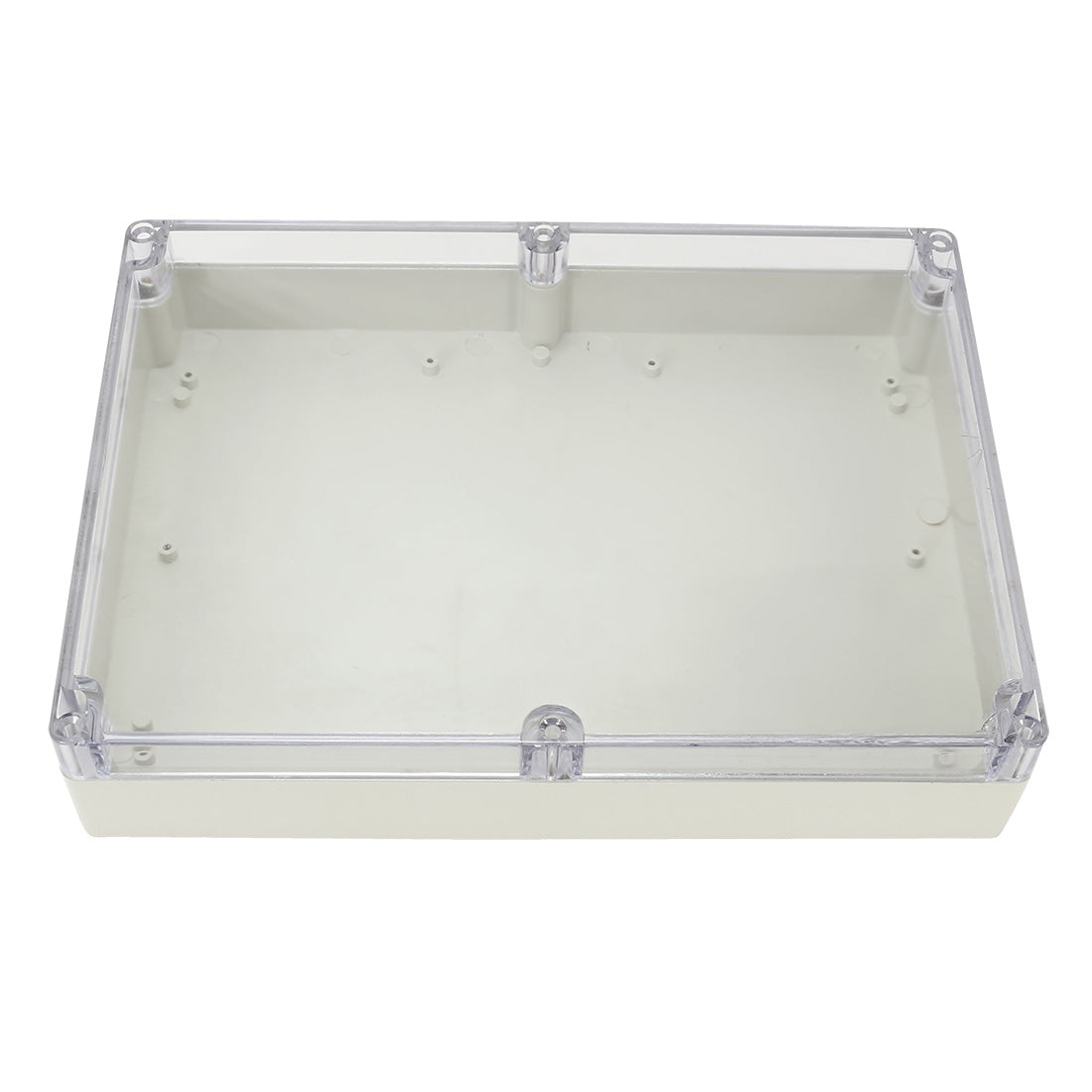 uxcell Uxcell 11.4"x8.3"x2.3"(290mmx210mmx60mm) ABS Junction Box Universal Project Enclosure w PC Transparent Cover