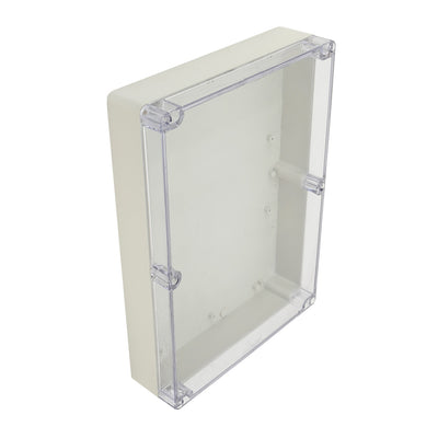 Harfington Uxcell 11.4"x8.3"x2.3"(290mmx210mmx60mm) ABS Junction Box Universal Project Enclosure w PC Transparent Cover