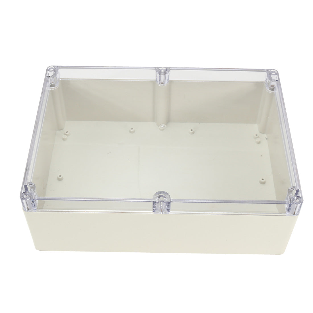 Harfington 11.4"x8.3"x3.9"(290mmx210mmx100mm) ABS Junction Box Universal Project Enclosure w PC Transparent Cover