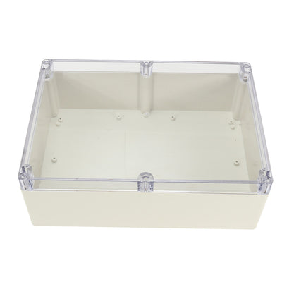 Harfington 11.4"x8.3"x3.9"(290mmx210mmx100mm) ABS Junction Box Universal Project Enclosure w PC Transparent Cover