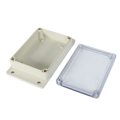 Harfington Uxcell 4.5"x3.4"x1.4"(115mmx85mmx35mm) ABS Junction Box Universal Project Enclosure w PC Transparent Cover