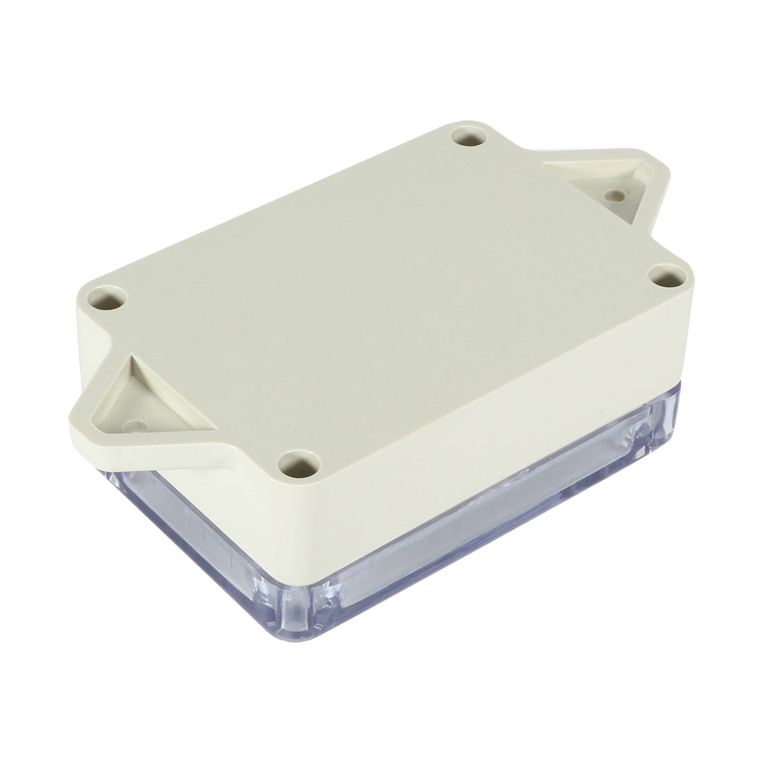 Harfington 3.3"x2.3"x1.3"(83mmx58mmx33mm) ABS Junction Box Universal Project Enclosure w PC Transparent Cover