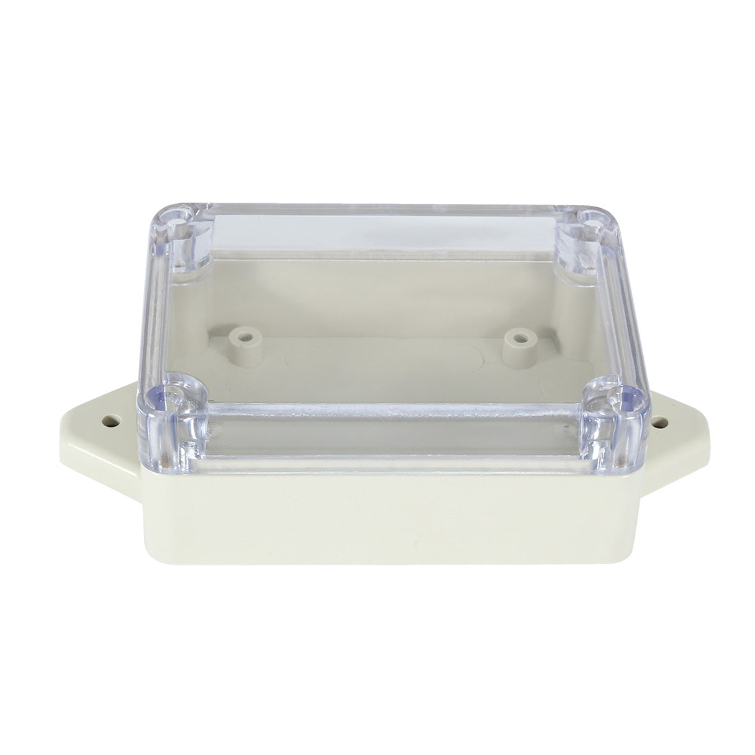 Harfington 3.3"x2.3"x1.3"(83mmx58mmx33mm) ABS Junction Box Universal Project Enclosure w PC Transparent Cover
