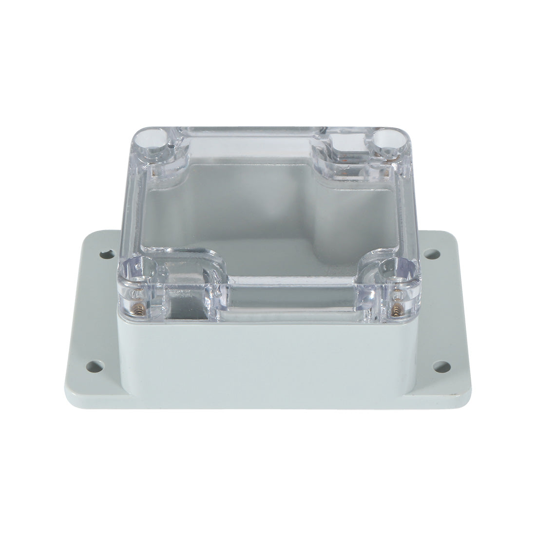 Harfington 2.5"x2.3"x1.4"(63mmx58mmx35mm) ABS Junction Box Universal Project Enclosure w PC Transparent Cover