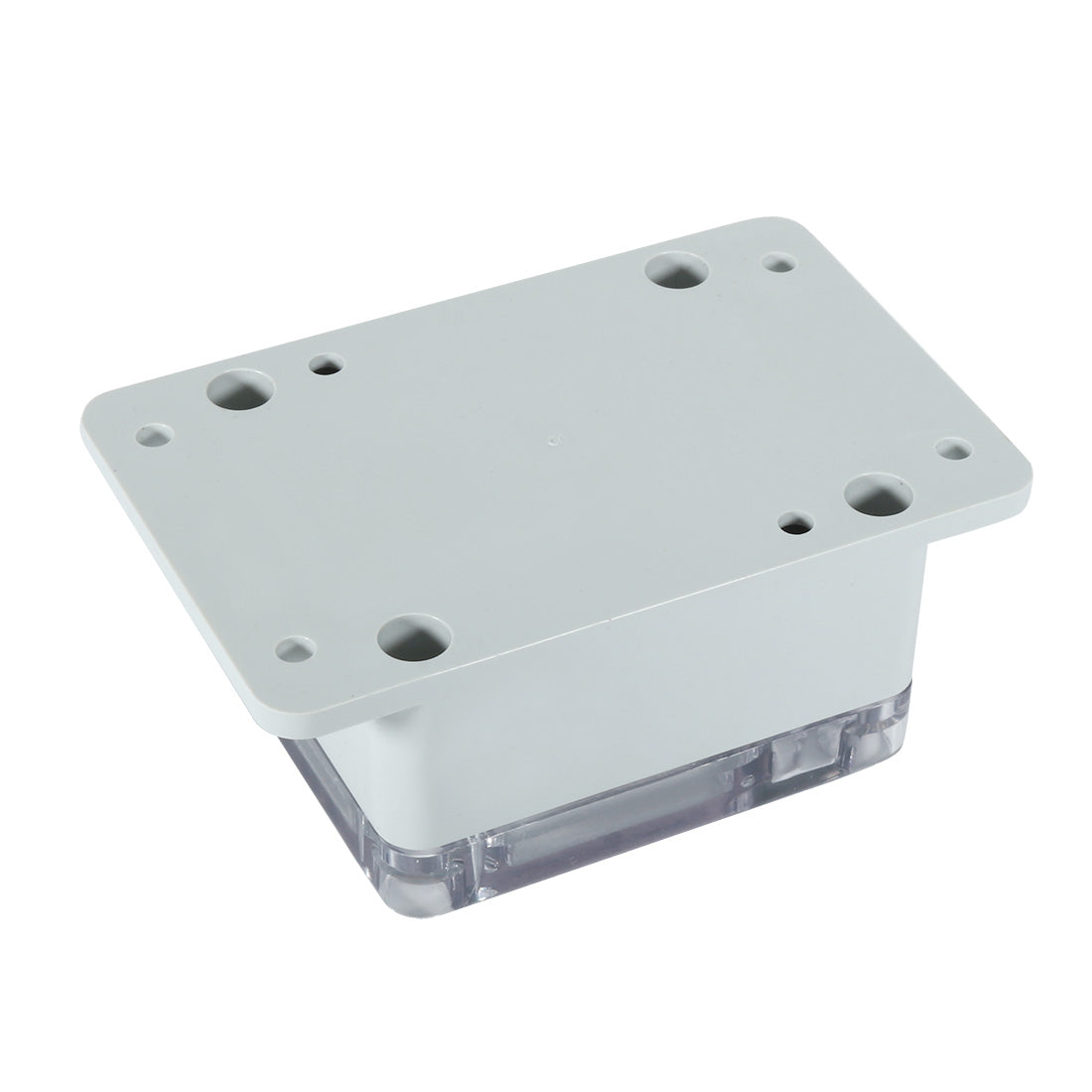 Harfington 2.5"x2.3"x1.4"(63mmx58mmx35mm) ABS Junction Box Universal Project Enclosure w PC Transparent Cover