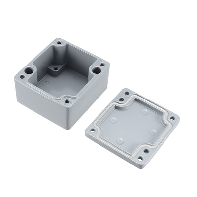 Harfington Uxcell 2.5"x2.3"x1.4"(64mmx58mmx35mm) Aluminum Junction Box Universal Electric Project Enclosure