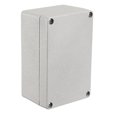 Harfington 4.9"x3.2"x2.3"(125mmx80mmx58mm) Aluminum Junction Box Universal Electric Project Enclosure