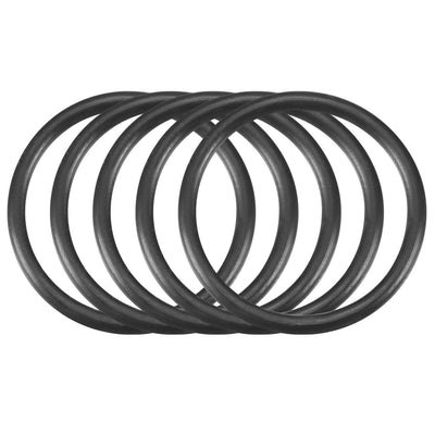 uxcell Uxcell 30Pcs Black 24 x 2mm Industrial Flexible Rubber O Ring Oil Sealing Grommets