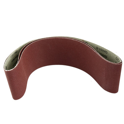 uxcell Uxcell 4-Inch x 36-Inch Aluminum Oxide Sanding Belt 120 Grits Lapped Joint 2pcs