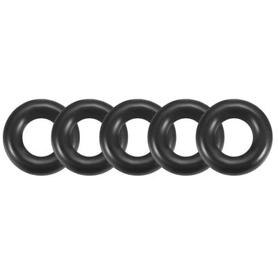 uxcell Uxcell 50Pcs 7.5mm x 1.9mm Black Flexible Nitrile Rubber O Ring Oil Seal Washer Grommets