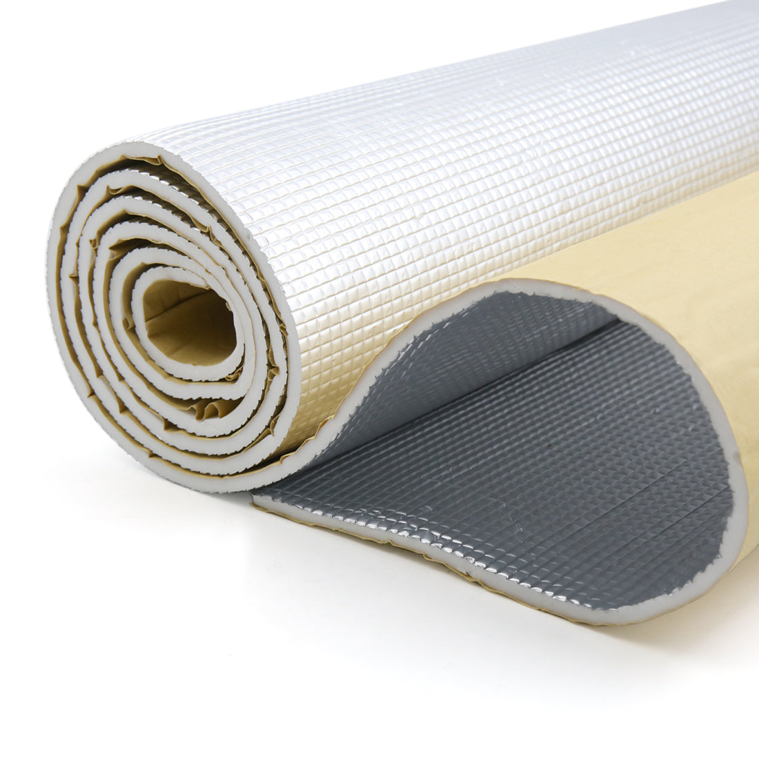 uxcell Uxcell 236mil 32.29sqft Car Audio Stereo Sound Deadener Heat Insulation Mat 118" x 40"