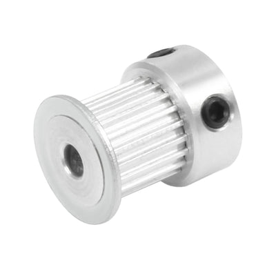 Harfington Aluminum M-X-L 20 Teeth 4mm Bore Timing Belt Idler Pulley Flange Synchronous Wheel 10mm Belt for 3D Printer CNC