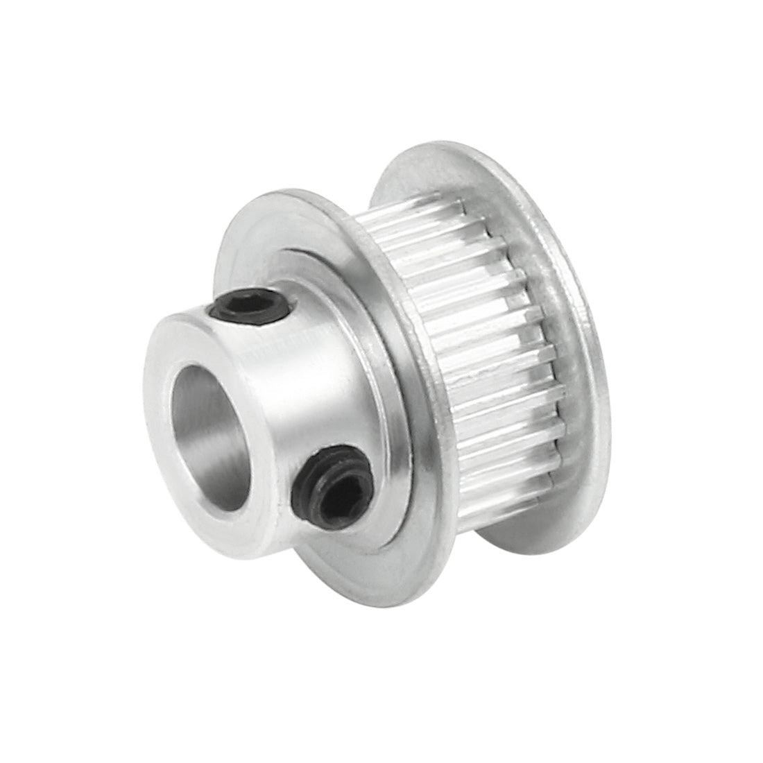 uxcell Uxcell Aluminum MXL 25 Teeth mm Bore Timing Belt Idler Pulley Flange Synchronous Wheel for 6mm Belt 3D Printer CNC